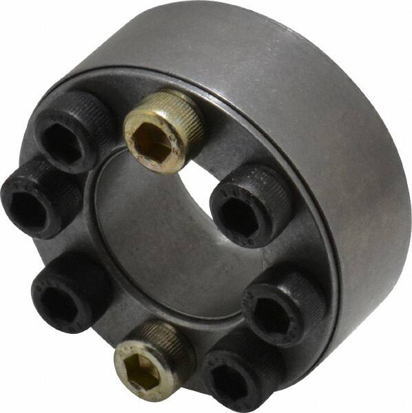 Climax Metal Products - M6 Thread, 1" Bore Diam, 1.969" OD, Shaft Locking Device - 9 Screws, 8,027 Lb Axial Load, 1.969" OAW, 0.669" Thrust Ring Width, 334 Ft/Lb Max Torque - A1 Tooling