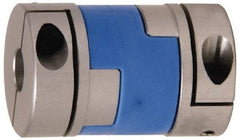 Lovejoy - 3/16" Max Bore Diam, Flexible Oldham Coupling - 0.789" OD, 1.3" OAL, Aluminum Hub with Polyacetal Insert, Order 2 Hubs with Same OD & 1 Insert for Complete Coupling - A1 Tooling