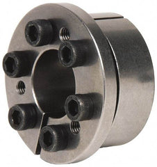 Climax Metal Products - M6 Thread, 40mm Bore Diam, 65mm OD, Shaft Locking Device - 8 Screws, 10,024 Lb Axial Load, 2.815" OAW, 0.669" Thrust Ring Width, 658 Ft/Lb Max Torque - A1 Tooling