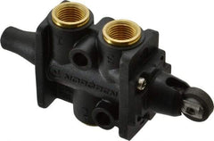 Norgren - 0.34 CV Rate, 1/8" NPT Inlet 3/2 Super Mechanical Valve - 1/8" NPT Inlet, Packed Spool Valve, Roller Actuator - A1 Tooling