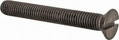 Value Collection - M10x1.50 Metric Coarse, 75mm OAL Slotted Drive Machine Screw - Flat Head, Grade 18-8 & A2 Stainless Steel, Uncoated, Without Washer - A1 Tooling