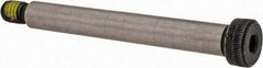 Value Collection - 3/8" Shoulder Diam x 3" Shoulder Length, 5/16-18 UNC, Hex Socket Shoulder Screw - 4140 Alloy Steel with Nylon Locking Patch, 1/4" Head Height x 9/16" Head Diam - A1 Tooling