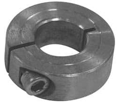 Climax Metal Products - 1-5/8" Bore, Steel, One Piece Clamp Collar - 2-5/8" Outside Diam - A1 Tooling