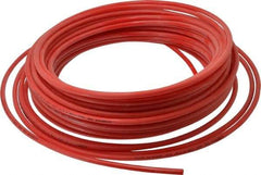 Coilhose Pneumatics - 11/64" ID x 1/4" OD, 0.04" Wall Thickness, 100' Long, Nylon 11 Tube - Red, 150 Max psi - A1 Tooling