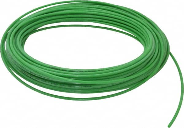 Coilhose Pneumatics - 3/32" ID x 5/32" OD, 0.32" Wall Thickness, 100' Long, Nylon 11 Tube - Green, 150 Max psi - A1 Tooling