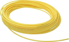 Coilhose Pneumatics - 3/32" ID x 5/32" OD, 0.32" Wall Thickness, 100' Long, Nylon 11 Tube - Yellow, 150 Max psi - A1 Tooling