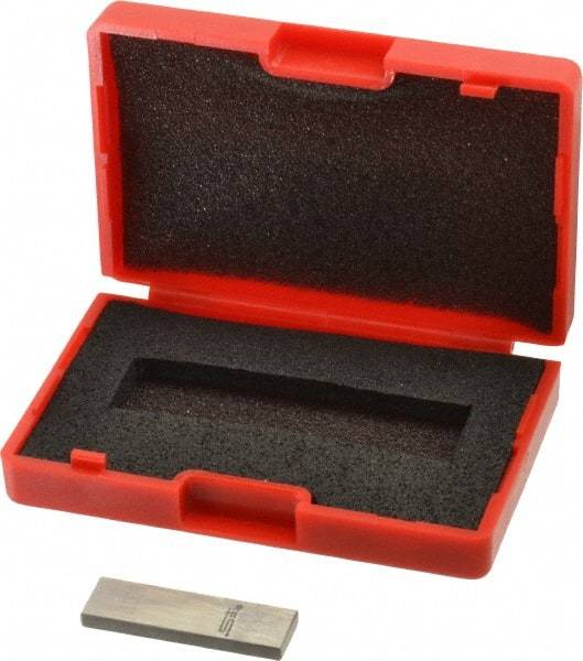 SPI - 0.1008" Rectangular Steel Gage Block - Accuracy Grade AS-1, Includes NIST Traceability Certification - A1 Tooling