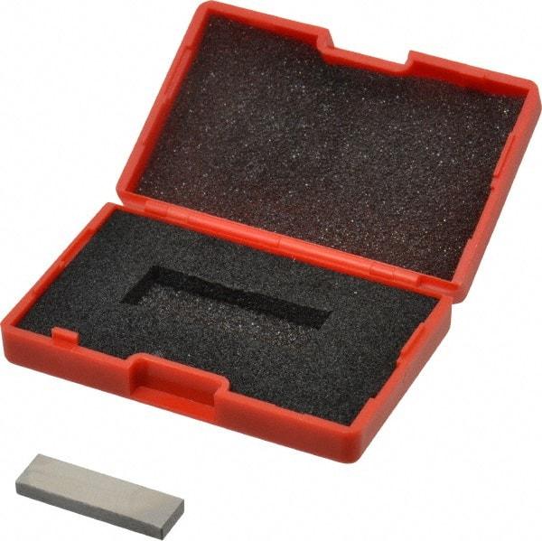 SPI - 0.128" Rectangular Steel Gage Block - Accuracy Grade AS-1, Includes NIST Traceability Certification - A1 Tooling