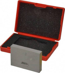 SPI - 2" Rectangular Steel Gage Block - Accuracy Grade AS-1, Includes NIST Traceability Certification - A1 Tooling