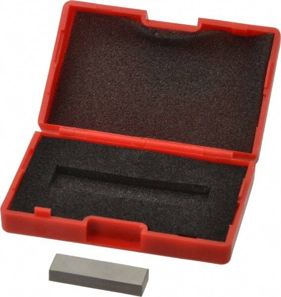 SPI - 0.18" Rectangular Steel Gage Block - Accuracy Grade AS-1, Includes NIST Traceability Certification - A1 Tooling