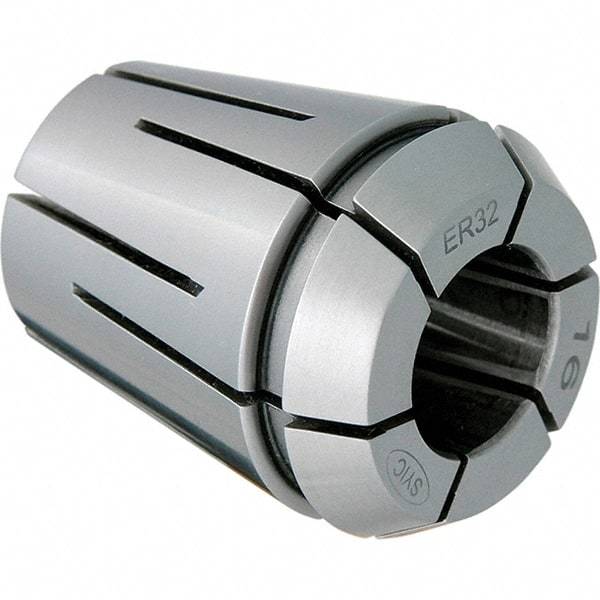 Techniks - 6.5mm ER32 Coolant Collet - 1.575" OAL, 1.3" Overall Diam - Exact Industrial Supply