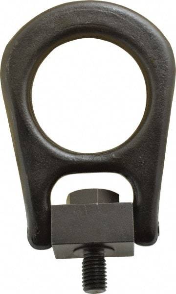 Jergens - 4,000 Lb Load Capacity Forged Center Pull Hoist Ring - 60 Ft/Lb Torque, 5/8 - 11 Thread, Alloy Steel - A1 Tooling