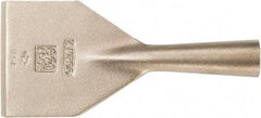 Ampco - Stiff Aluminum Bronze Alloy Chisel Scraper - 3" Blade Width x 1-1/2" Blade Length - A1 Tooling