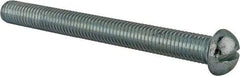 Value Collection - 1/2-13 UNC, 5" Length Under Head Slotted Drive Machine Screw - Round Head, Alloy Steel, Zinc-Plated Finish, Without Washer - A1 Tooling