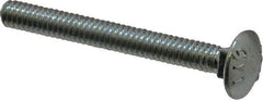 Value Collection - 1/4-20 UNC 2-1/4" Length Under Head, Standard Square Neck, Carriage Bolt - Grade 2 Steel, Zinc-Plated Finish - A1 Tooling