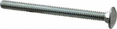 Value Collection - 1/4-20 UNC 3" Length Under Head, Standard Square Neck, Carriage Bolt - Grade 2 Steel, Zinc-Plated Finish - A1 Tooling