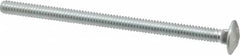 Value Collection - 1/4-20 UNC 4" Length Under Head, Standard Square Neck, Carriage Bolt - Grade 2 Steel, Zinc-Plated Finish - A1 Tooling