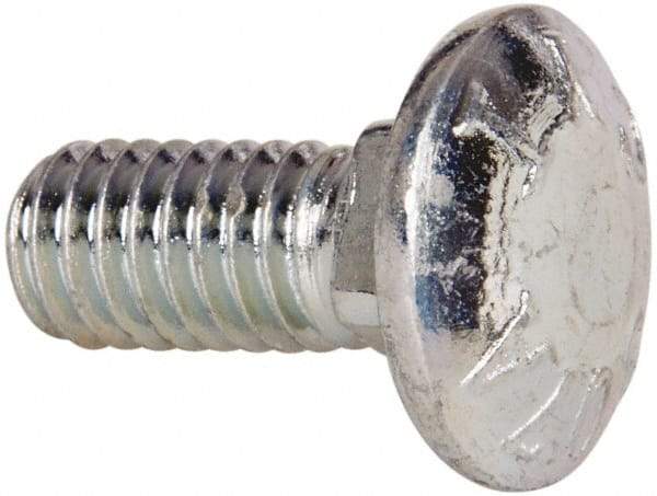 Value Collection - 5/16-18 UNC 3/4" Length Under Head, Standard Square Neck, Carriage Bolt - Grade 2 Steel, Zinc-Plated Finish - A1 Tooling