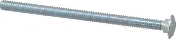 Value Collection - 3/8-16 UNC 6" Length Under Head, Standard Square Neck, Carriage Bolt - Grade 2 Steel, Zinc-Plated Finish - A1 Tooling