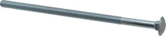 Value Collection - 3/8-16 UNC 8" Length Under Head, Standard Square Neck, Carriage Bolt - Grade 2 Steel, Zinc-Plated Finish - A1 Tooling