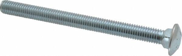 Value Collection - 1/2-13 UNC 6" Length Under Head, Standard Square Neck, Carriage Bolt - Grade 2 Steel, Zinc-Plated Finish - A1 Tooling