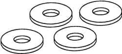 Value Collection - 3" Screw, Steel USS Flat Washer - 3-1/8" ID x 5-1/2" OD, 0.249" Thick, Zinc-Plated Finish - A1 Tooling