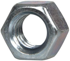 Value Collection - 3/8-16 UNC Steel Right Hand Hex Nut - 9/16" Across Flats, 0.3281" High, Zinc-Plated Finish - A1 Tooling