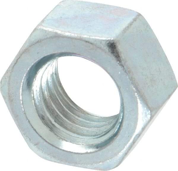 Value Collection - 5/8-11 UNC Steel Right Hand Hex Nut - 15/16" Across Flats, 0.5469" High, Zinc-Plated Finish - A1 Tooling