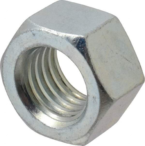 Value Collection - 3/4-10 UNC Steel Right Hand Hex Nut - 1-1/8" Across Flats, 0.6406" High, Zinc-Plated Finish - A1 Tooling