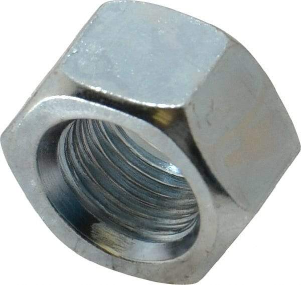 Value Collection - 1/2-20 UNF Steel Right Hand Hex Nut - 3/4" Across Flats, 7/16" High, Zinc-Plated Finish - A1 Tooling