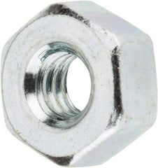 Value Collection - 1/4-20 UNC Steel Right Hand Heavy Hex Nut - 1/2" Across Flats, 0.2344" High, Zinc-Plated Finish - A1 Tooling