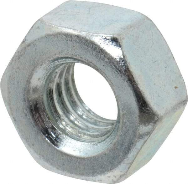 Value Collection - 5/16-18 UNC Steel Right Hand Heavy Hex Nut - 9/16" Across Flats, 0.2969" High, Zinc-Plated Finish - A1 Tooling