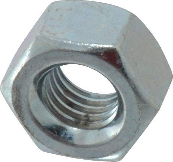 Value Collection - 9/16-12 UNC Steel Right Hand Heavy Hex Nut - 15/16" Across Flats, 0.5469" High, Zinc-Plated Finish - A1 Tooling