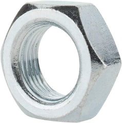 Value Collection - 5/8-18 UNF Steel Right Hand Hex Jam Nut - 15/16" Across Flats, 3/8" High, Zinc-Plated Finish - A1 Tooling