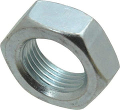 Value Collection - 3/4-16 UNF Steel Right Hand Hex Jam Nut - 1-1/8" Across Flats, 0.4219" High, Zinc-Plated Finish - A1 Tooling