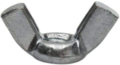 Value Collection - #10-32 UNF, Zinc Plated, Steel Standard Wing Nut - 0.91" Wing Span, 0.47" Wing Span - A1 Tooling