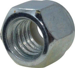 Value Collection - 3/8-16 UNC Grade 2 Hex Lock Nut with Nylon Insert - 9/16" Width Across Flats, 15/32" High, Zinc-Plated Finish - A1 Tooling