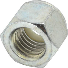 Value Collection - 5/8-11 UNC Grade 2 Hex Lock Nut with Nylon Insert - 15/16" Width Across Flats, 49/64" High, Zinc-Plated Finish - A1 Tooling