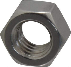 Value Collection - 7/16-14 UNC Stainless Steel Right Hand Hex Nut - 11/16" Across Flats, 3/8" High, Uncoated - A1 Tooling