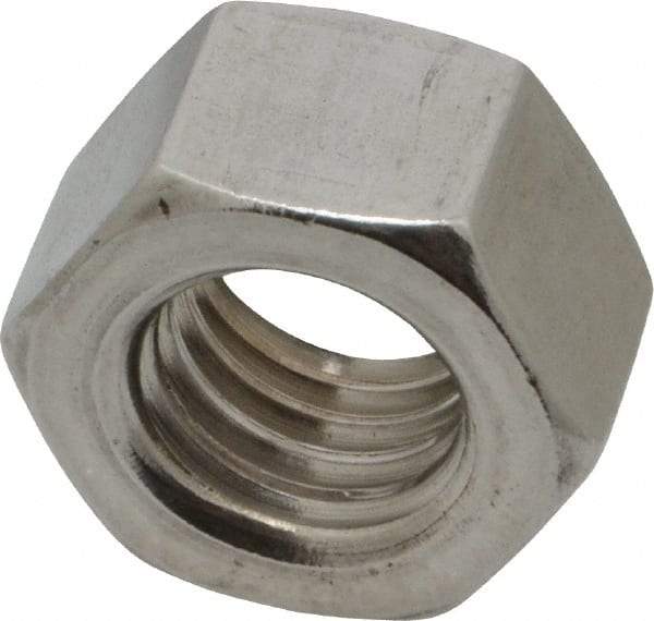 Value Collection - 1/2-13 UNC Stainless Steel Right Hand Hex Nut - 3/4" Across Flats, 7/16" High, Uncoated - A1 Tooling