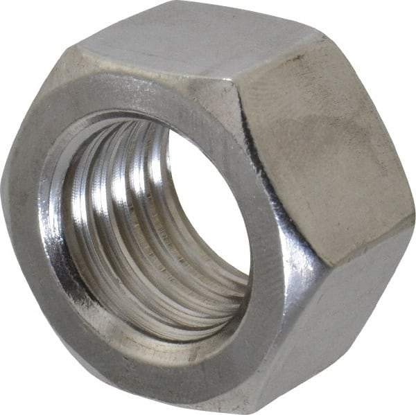 Value Collection - 7/8-9 UNC Stainless Steel Right Hand Hex Nut - 1-5/16" Across Flats, 3/4" High, Uncoated - A1 Tooling