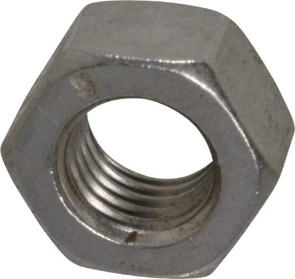 Value Collection - 5/16-24 UNF Stainless Steel Right Hand Hex Nut - 1/2" Across Flats, 17/64" High, Uncoated - A1 Tooling