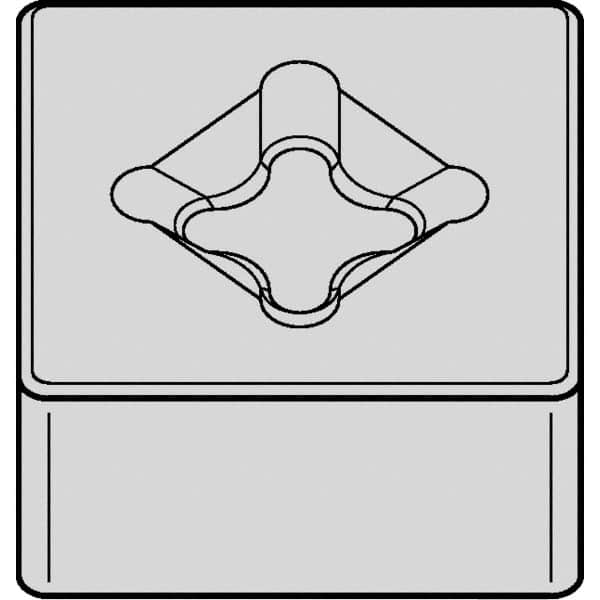 Kennametal - SNGX454 T0820 Grade KYK10 Ceramic Turning Insert - 90° Square, 1/2" Inscr Circle, 5/16" Thick, 1/16" Corner Radius - A1 Tooling
