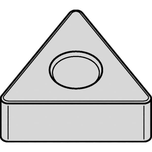 Kennametal - TNGA332 T0820 Grade KYK10 Ceramic Turning Insert - 60° Triangle, 3/8" Inscr Circle, 3/16" Thick, 1/32" Corner Radius - A1 Tooling