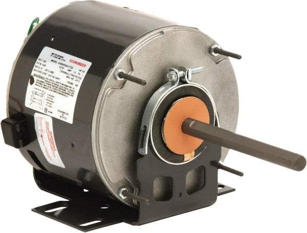 US Motors - 1/3 hp, ODP Enclosure, Auto Thermal Protection, 825 RPM, 208-230 Volt, 60 Hz, Industrial Electric AC/DC Motor - Size 48 Frame, Hub/Stud Mount, 1 Speed, Ball Bearings, 2.7 Full Load Amps, B Class Insulation, CCW Lead End Rev - A1 Tooling