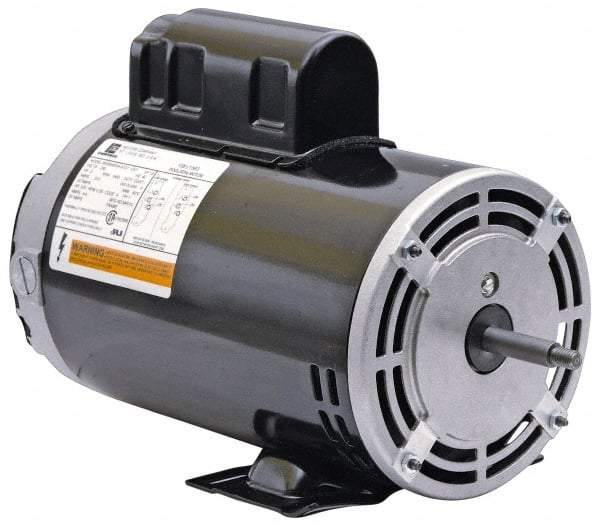 US Motors - 2 hp, ODP Enclosure, Auto Thermal Protection, 3,450 RPM, 230 Volt, 60 Hz, Industrial Electric AC/DC Motor - Size 48 Frame, Thru Bolt with Base Mount, 1 Speed, Ball Bearings, 8.7 Full Load Amps, F Class Insulation, CCW Shaft End - A1 Tooling