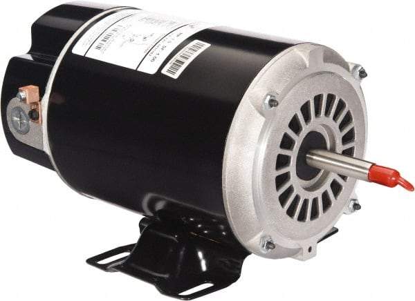 US Motors - 1 hp, ODP Enclosure, Auto Thermal Protection, 3,450 RPM, 115 Volt, 60 Hz, Industrial Electric AC/DC Motor - Size 48 Frame, Thru Bolt Mount, 1 Speed, Ball/SAB Bearings, 10.0 Full Load Amps, B Class Insulation, CCW Drive End - A1 Tooling