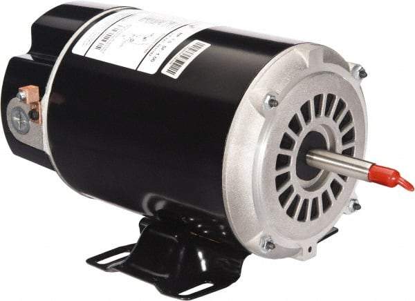 US Motors - 1.5 hp, ODP Enclosure, Auto Thermal Protection, 3,450 RPM, 115 Volt, 60 Hz, Industrial Electric AC/DC Motor - Size 48 Frame, Thru Bolt Mount, 1 Speed, Ball/SAB Bearings, 12.5 Full Load Amps, B Class Insulation, CCW Shaft End - A1 Tooling