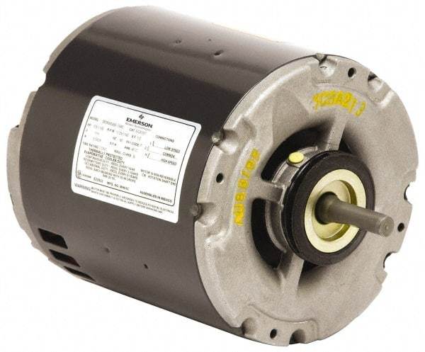 US Motors - 1/3 hp, ODP Enclosure, Auto Thermal Protection, 1,725 RPM, 115 Volt, 60 Hz, Industrial Electric AC/DC Motor - Size 56 Frame, Ring Mount, 2 Speed, SAB/Sleeve Bearings, 5.5/3.9 Full Load Amps, B Class Insulation, CCW Lead End - A1 Tooling