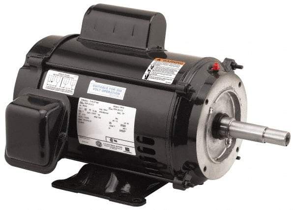 US Motors - 2 hp, ODP Enclosure, 1,730 RPM, 115/230 Volt, 60 Hz, Industrial Electric AC/DC Motor - Size 182 Frame, Horizontal-Footed Mount, 1 Speed, Ball Bearings, 23.2/11.6 Full Load Amps, F Class Insulation - A1 Tooling